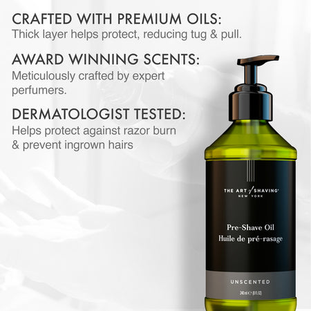 Unscented Pre-Shave Oil 8 OZ-second-image