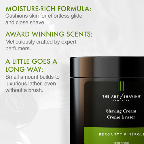 Bergamot & Neroli Shaving Cream 5 oz