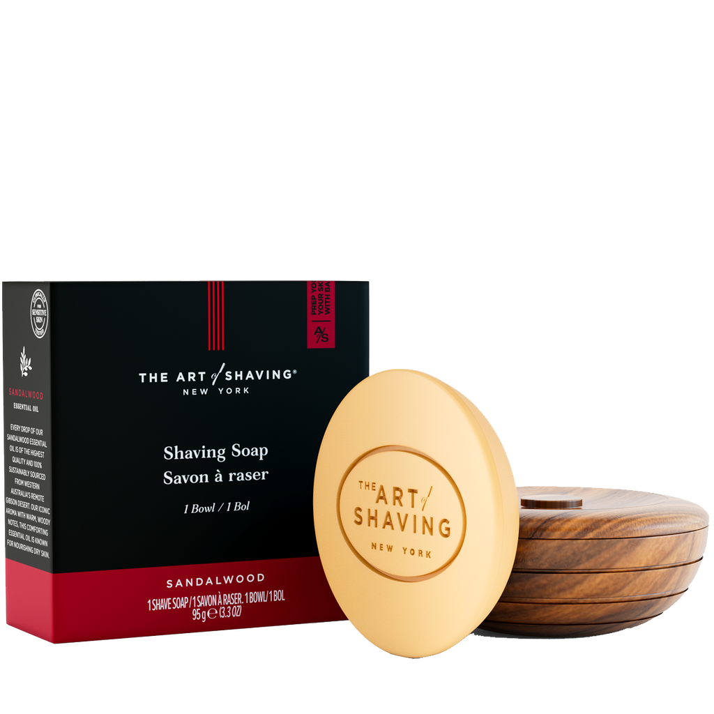 Sandalwood Shave Soap w/ Bowl 3.3oz